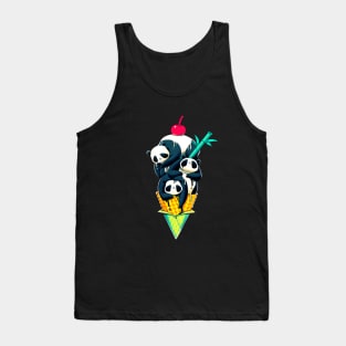 Panda Ice Cream Tank Top